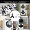 2Pcs Washing Machine Hose Connector - Y-Shaped Waste Pipe Splitter