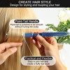 SIMPOR 3 Row Hair Comb for Natural Detangling, Hair Styling