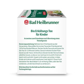 Bad Heilbrunner Organic Cold Tea for Children (12 x 8 Filter Bags)