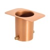 Monarch Rain Chains Gutter Adapter – Standard Adapter with Brass