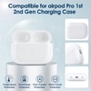 Replacement Charging Case for Air Pods Pro 1st 2nd, Wireless
