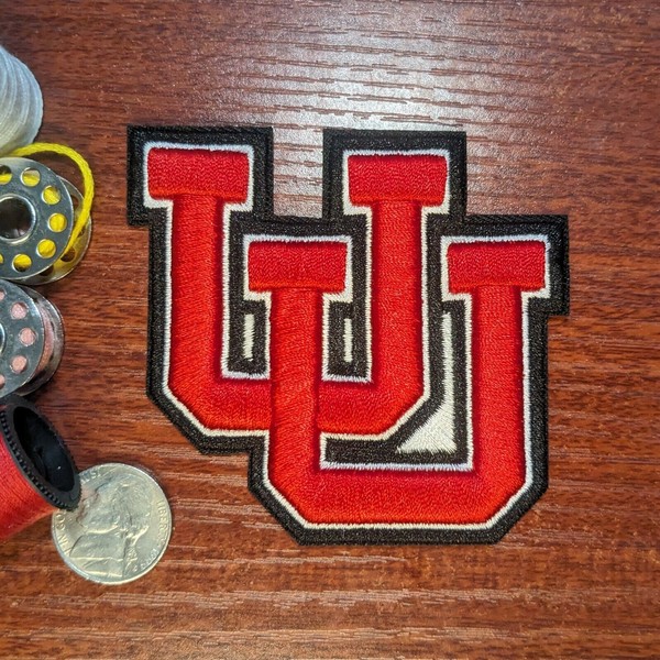 Utah Utes University of Utah College Embroidered Iron On 3D