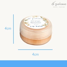 Di Palomo Orange Blossom & Honey Lip Balm – 3 Pack Moisturising Lip Treatment with Natural Oils Lip Tin for Dry, Cracked Lips Scented & Ideal for Gifting