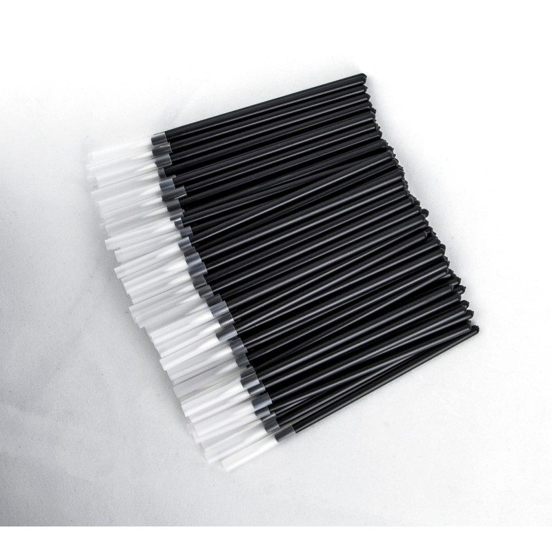 KOLAMOON 100 Pack Disposable Eyeliner Brushes Applicator Makeup Eye Liner