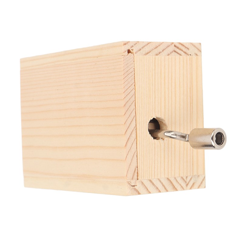 Music Box 15 Note Hand Crank Compact Retro Style Attractive