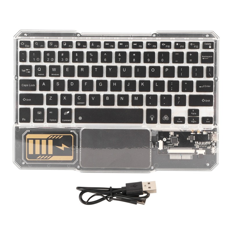 Bluetooth Keyboard Multifunction Ultra Slim Rechargeable Backlight RGB Tablet Keyboard