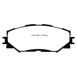 EBC for 2006-08 Toyota RAV 4 2.4 Greenstuff Front Brake Pads
