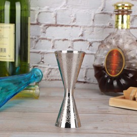 Stainless Steel Jigger Cocktail Shaker, 30ml/45ml with Scale Drink Wine Measuring Jigger for Bartending Cup Bar Accessories Pourer Measuring Tool