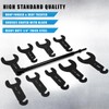 SMOTIVEPRO 10Pcs Pneumatic Fan Clutch Wrench Set Removal Tool Kit,