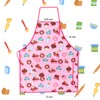 CUBACO Kids Art Smocks Children Waterproof Artist Painting Aprons with