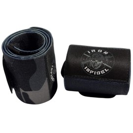 Iron Infidel Weightlifting Wrist Wraps - 24" Extra Stiff Heavy Duty, Wrist Support for Gym Workouts, Crossfit, Weights, Powerlifting, Fitness, Exercise, Olympic Lifts, Bench Press