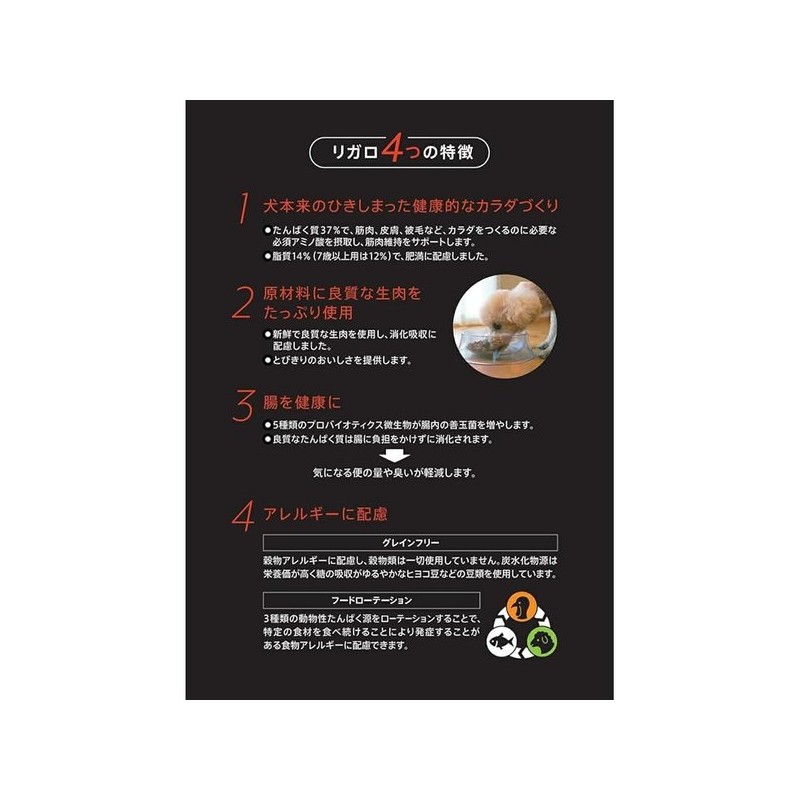 리갈로 하이프로틴 레시피 강아지용 칠면조 1.8kg RIGALO Rigalo High Protein