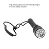 QS‑42 Diving Flashlight Underwater Diving Light 100m Depth Waterproof Torch