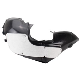 TRQ TRQ Front Right Inner Fender Liner Black Passenger Side Compatible with 2016-2018 Ford Focus FO1249182