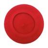 ZLYC Women's Classic French Artist Beret Beret, Traditional Red