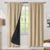 BGment Thermal Insulated 100% Blackout Curtains for Bedroom with Black