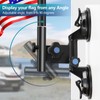 BOHMR Suction Cup Flag Pole Holder for RV, 0-90°Angle, No