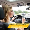 Yuoyar Magnetic Leather Sunglasses Holder for Car - 2 Packs