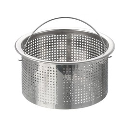 uxcell Kitchen Sink Drain, Stainless Steel Kitchen Sink Strainer with Handle, 3.03" OD x 2.64" ID x 1.57" Depth for Most Kitchen Sink Strainer Replacement, Silver