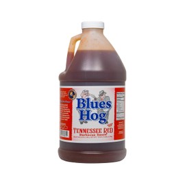 Blues Hog Tennessee Red Barbeque Sauce, Tangy Vinegar & Pepper BBQ Sauce, Gluten-Free Made in the USA, 64 oz
