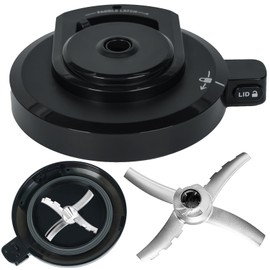 Outer Bowl Lid with Paddle Suitable for NC500 Ice Cream Maker, Reusable Creami Deluxe Lid Replacement Compatible with NC500/NC501 Series, Dishwasher Safe, Leak Proof