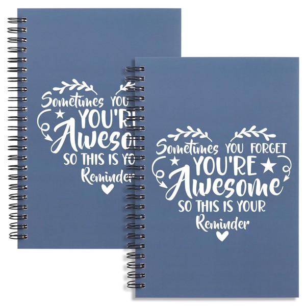 WHLBHG Inspirational Gift Sometimes You Forget You’re Awesome 2pcs Lined