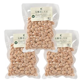 Biomarket Biomarche Organic Steamed Soybeans, 7.1 oz (200 g), Set of 3
