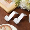 Hicarer 2 Pcs 1 Inch Closet Rod Brackets Heavy Duty