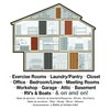 LTL Home Products 48 Wide x 80 Inches Tall Oakmont