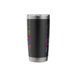 Lacrosse Lax American Flag Lacrosse Stainless Steel Insulated Tumbler
