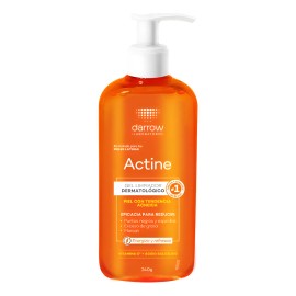 Darrow Actine Gel Limpiador Piel Tendencia Acneica 240gr Grasa - Acne Día/noche