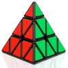 JOPHEK Magic Cube Pyramid, 3 x 3 Pyraminx Speed Cube