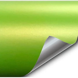 VViViD+ Matte Metallic Lime Green Premium Vinyl Wrap Film (6ft x 5ft)
