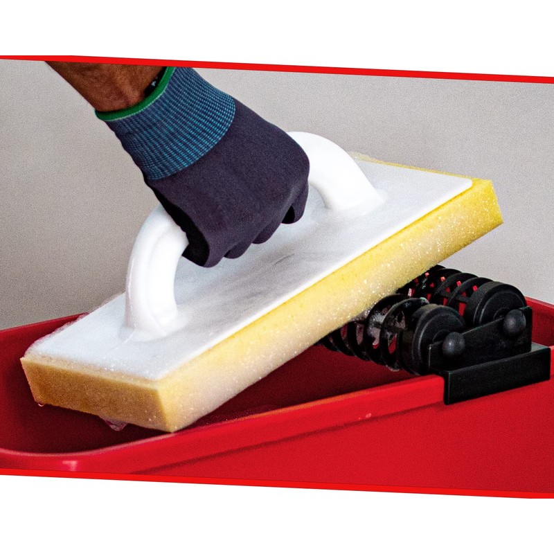 Kronen Hansa Reibfix Tile Washing Board with Hydro Sponge Pad