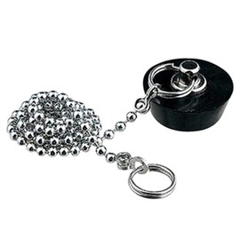 Kakudai 491-113 Rubber Stopper for Baths, 25.6 inches (650 mm), Top 1.4 inches (35 mm), Bottom 1.1 inches (28 mm), Height 0.5 inches (13 mm)