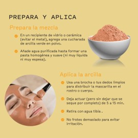 Mascarilla Arcilla Natural Clay Mask Todo Tipo Piel Normal Mixta