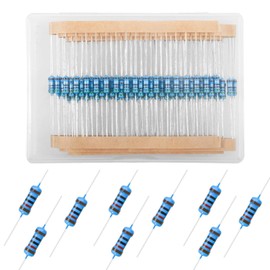 150pcs Metal Film Resistor 120 Ohm 1/2w (0.5 watt) ±1% Tolerance Fixed Resistors, Multiple Values Optional