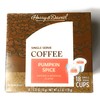 Harry & David Pumpkin Spice Coffee Capsules - 18 Single