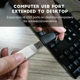 iSellParts High-Speed USB to USB Extension Cable USB 2.0 Adapter Extender Cord Male/Female - 5 ft