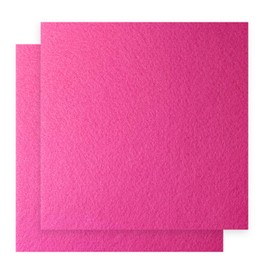12" x 12" Felt Fabric Sheets for Crafts, Squares Felt Fabric Sheets, 1mm Thick, Non-Woven Felt Paper for DIY Sewing Craft, 2pcs