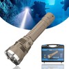 TrustFire DF002 Diving Light, 3200 Lumen Scuba Diving Flashlight IPX8