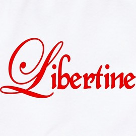 CafePress Libertine Women's Boy Brief Women's Boy Brief, Boyshort Panty Underwear with Novelty Design White/Red