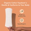 Rael Panty Liners for Women, Organic Cotton Cover - Daily