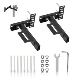 Longzhuo Universal Headboard Brackets, 2 Pack Headboard Kit for Adjustable Bed, with Footboard Extension Kit, Headboard Adapter Brackets for Twin, King, Queen, Full Size Bed Frame