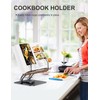 Tounee Book Stand for Reading, Adjustable Book Holder with 360°