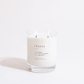 Brooklyn Candle Studio Italia Escapist Candle - Luxury Scented Candle, Vegan Soy Wax, Hand Poured in The USA, 70 Hour Slow Burn Time - 13oz