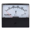 Baomain Voltímetro DH-670 AC 0-500V Rectangular Clase 2.5 Panel Analógico
