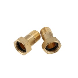 Watflow 1/2" NPT Water Meter Coupling, 3/4" Female NPT for DN15 Water Meter