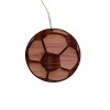 HipFlaskPlus Soccer Ball - Cedar Ornament