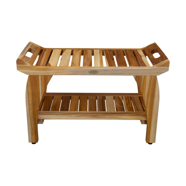 EcoDecors Tranquility Shower Bench, Natural